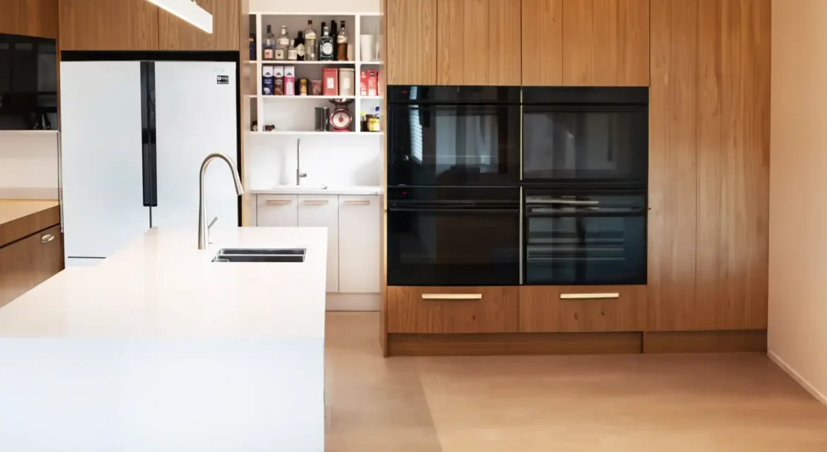 Modern Paraparaumu kitchen renovation showing complete project management from design to installation by experienced kitchen designer